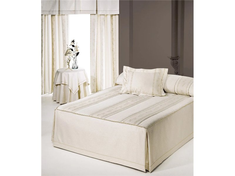 colcha edredon palmira jacquard con cordon canete