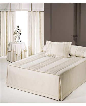 colcha edredon palmira jacquard con cordon canete
