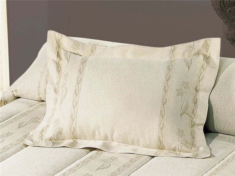 cojin palmira jacquard con volante canete