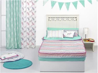 saco nordico fantasy stripes infantil canete
