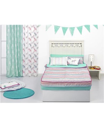 saco nordico fantasy stripes infantil canete