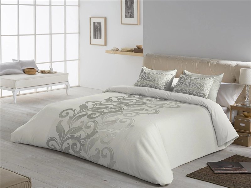 funda nordica donatella plata jacquard jvr