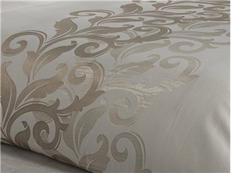 detalle jacquard satinado donatella oro jvr