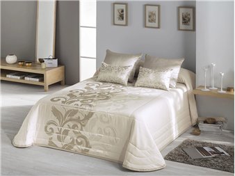 colcha bouti donatella oro jacquard jvr