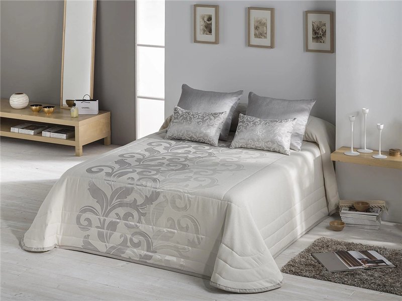 colcha donatella plata serie elegance jvr