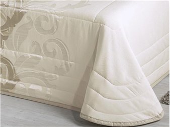 cubrecamas donatella oro ligero jacquard jvr