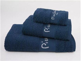 set toallas para cuarto baño pierre cardin marino