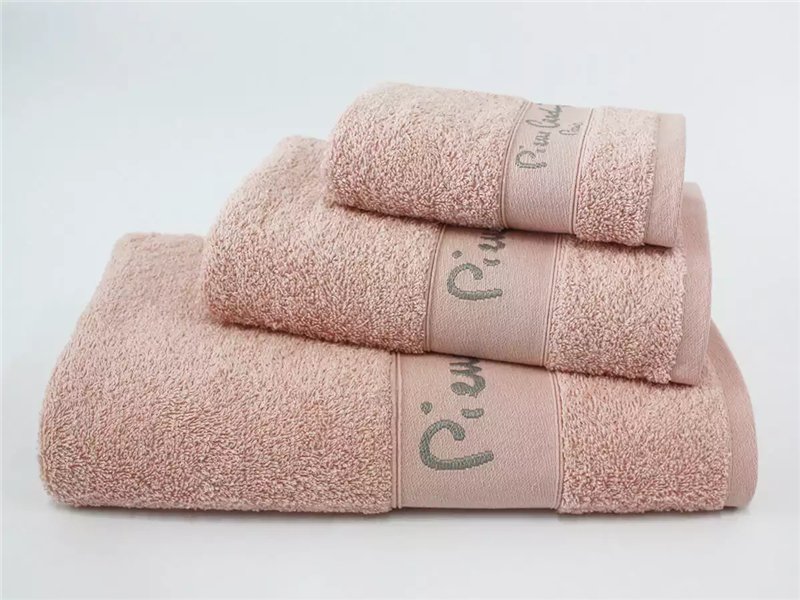 toallas para baño pierre cardin rosa