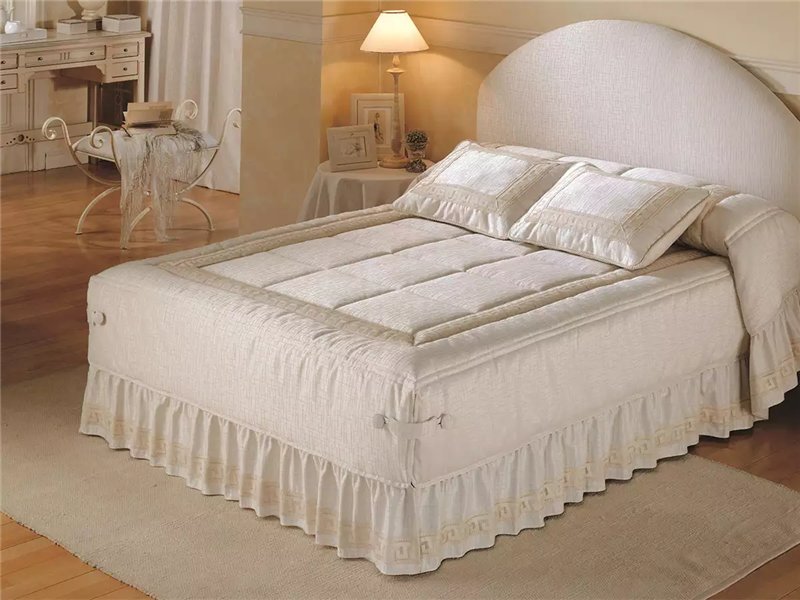 edredon jacquard rania semi-conforter con botones tejidos jvr