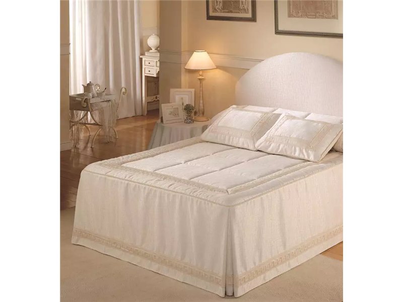 colcha edredon jacquard rania con volante de cincuenta centimetros tejidos jvr