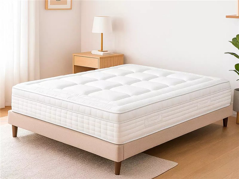 colchon premium dual muelles visco 27 cm en dormitorio