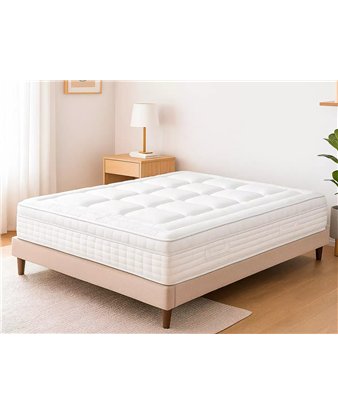 colchon premium dual muelles visco 27 cm en dormitorio
