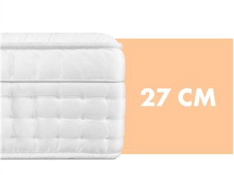 colchon premium dual con altura 27 cm