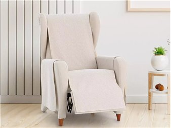 funda sillon relax aqua gris tejido eysa