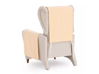 funda practica aqua amarillo para sillon relax eysa