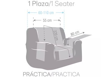 medidas funda sillon relax aqua eysa
