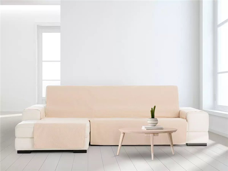 funda chaise longue izquierda aqua beige eysa