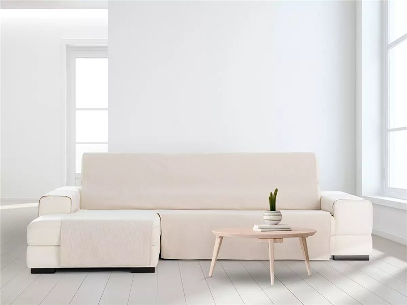 funda chaise longue izquierda aqua gris eysa