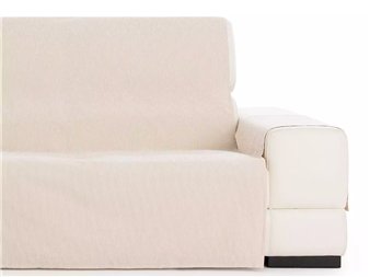 detalle brazo funda practica sofa L aqua vison