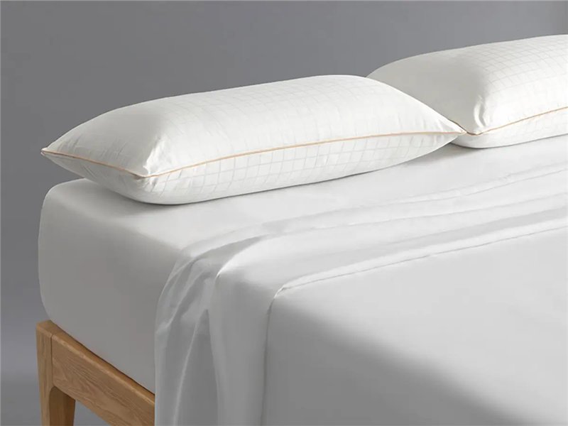 almohada atlas velfont blanca dura doble funda