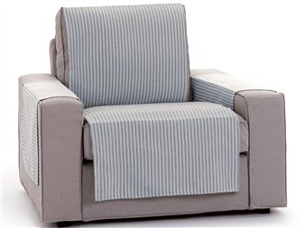 funda de sillon relax calma gris vista frontal eysa