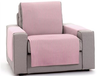 funda de sillon relax calma rosa vista frontal eysa