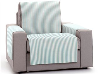 funda de sillon relax calma turquesa vista frontal eysa