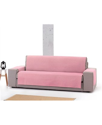 funda sofa calma rosa de rayas jacquard eysa