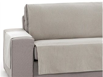 detalle brazo funda sofa practica calma topo eysa