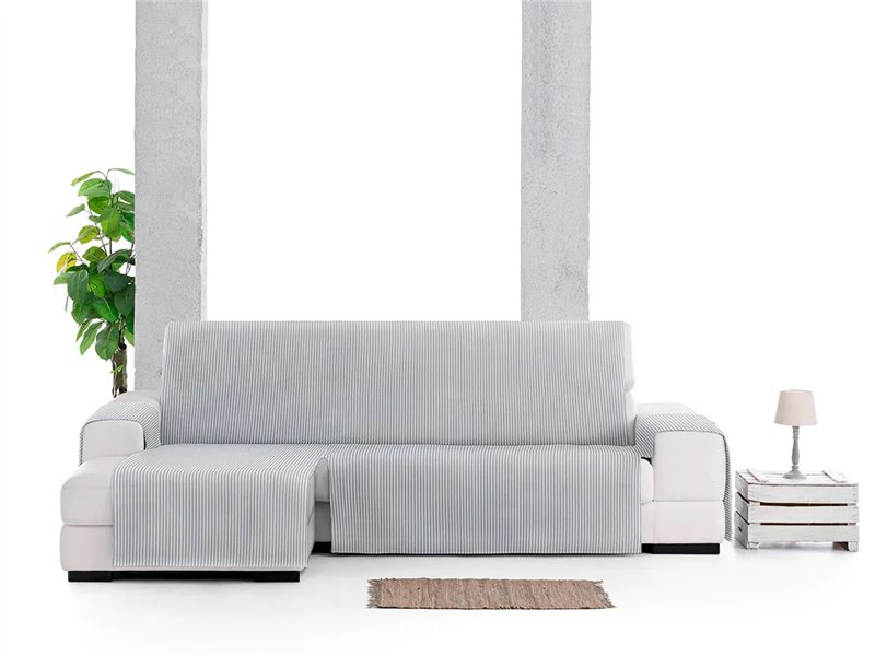funda chaise longue calma gris brazo izquierdo eysa