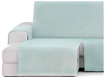 funda chaise longue calma turquesa detalle sofa en l izquierda eysa