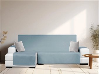 funda chaise longue diana azul izquierda salon eysa
