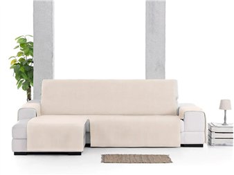 funda chaise longue levante natural lado izquierdo jacquard eysa