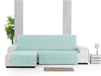 funda chaise longue levante turquesa lado izquierdo jacquard eysa