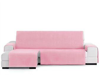 funda sofa en l levante rosa chaise izquierda eysa
