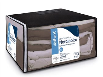 embalaje edredón nórdico denver color taupé velfont
