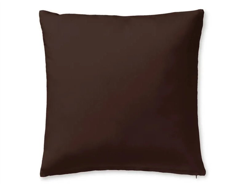 cojin liso 50x60 marron microfibra suave jvr