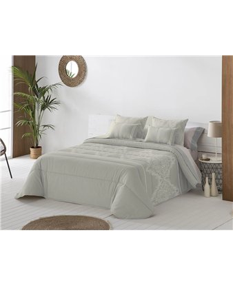 edredon comforter idalia gris 300 g invierno jvr