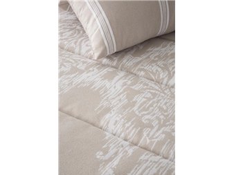 detalle tejido jacquard edredon idalia beige jvr