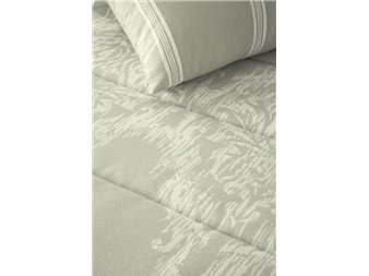 detalle tejido jacquard edredon idalia gris jvr