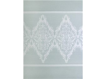 tela jacquard idalia azul cenefa ornamental jvr