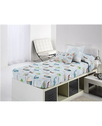 edredon ajustable mondo aventura azul claro dormitorio juvenil canete