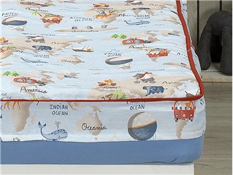 saco nordico mondo viaje cama infantil con cremallera canete