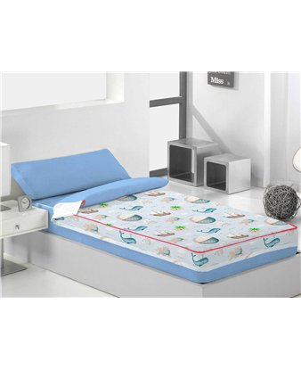 saco nordico mondo aventura azul claro cama juvenil canete